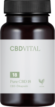 CBD Vital Pure CBD 18 (10%) Kapseln, 60 Stück